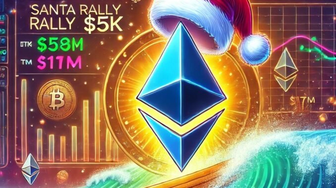 Pro-Crypto SEC Could See $ETH 'Santa Rally' $5K Pump; Raising $18M, Altcoin Crypto-All Stars Could Ride the Ethereum On-Chain Wave