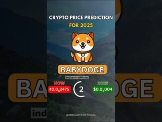 Crypto Price Prediction For 2025...??#crypto #priceprediction #bitcoin #babydoge #indiabtc