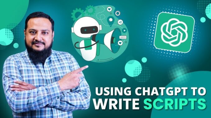 How to Use ChatGPT to Write Scripts | AI Guide for Beginners