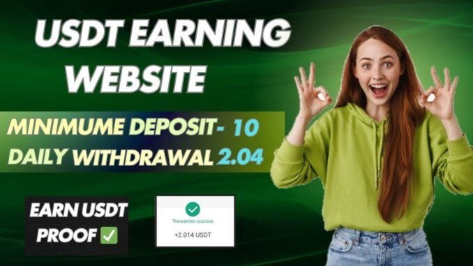 New Usdt Earning Site || New TRX Mining Site 2025 || New Usdt Mining Site 2025 || free Usdt Mining