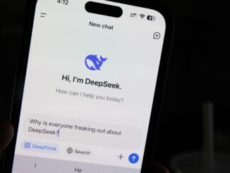 Screenshot of the DeepSeek app as US lawmakers call for a ban over national security and privacy concerns after the Chinese AI app was found transferring user data to a banned state-owned company.