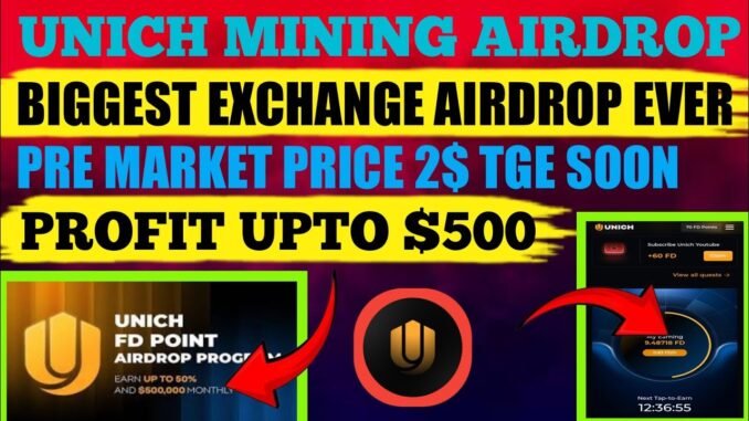 UNICH MINING AIRDROP|UNICH AIRDROP|UNICH MINING AIRDROP COMPLETE GUIDE|FREE TESTNET AIRDROP|