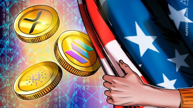 Does XRP, SOL or ADA belong in a US crypto reserve?