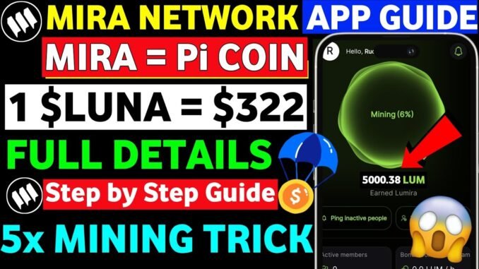 Mira Network Mining App | Mira Network Airdrop Guide | Mira Network New Update | Lumira Network App