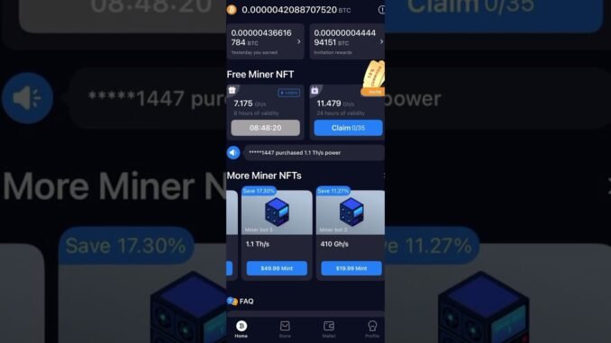 Update (BITCOIN MINING APP) invitation code::( JSVJGH ) FREE BITCOIN LINK IN BIO #bitcoin #news #btc
