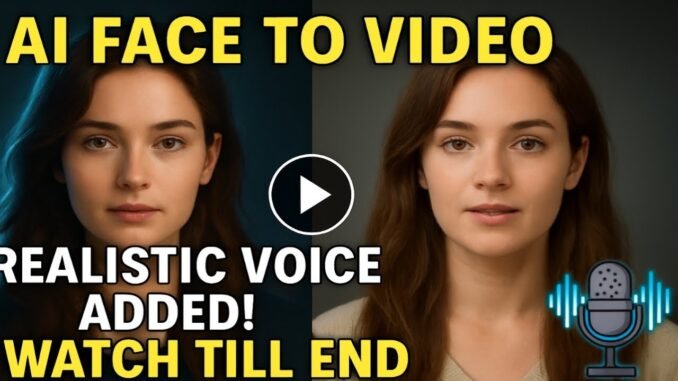 AI Character Video Kaise Banaye? (Full Guide) | Face to Video with Voice!