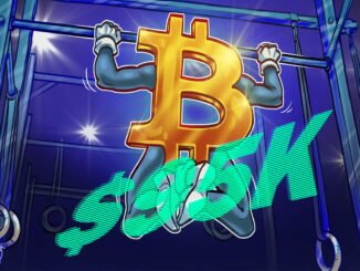 Bitcoin must hold above $95K or face short-term rejection: Bitfinex