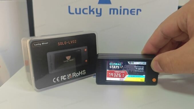 Solo Bitcoin Mining for Beginners | Lucky Miner LV02 Plug-and-Play USB Miner