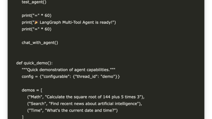 Step-by-Step Guide to Build a Customizable Multi-Tool AI Agent with Step-by-Step Guide to Build a Customizable Multi-Tool AI Agent with LangGraph and Claude for Dynamic Agent Creation