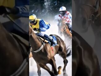 Dangerous ⚡horse racing🏁 #ai​ #youtubeshorts​ #shorts​ #viral​ #ytshorts​ #animals​