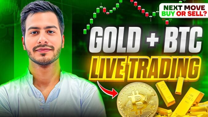 Live Crypto Trading | Bitcoin &  Gold | 24 JUNE  | #goldtrading #cryptotrading #bitcoin