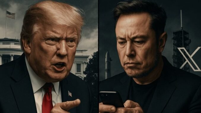Trump–Musk feud escalates as Musk accuses Trump of appearing in Trump–Musk feud escalates as Musk accuses Trump of appearing in Epstein files