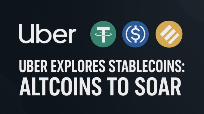 Uber to Start Using Stablecoins, Could Top Altcoins Soar Next? Uber Explores Stablecoins for Global Payments. What Does That Mean for Altcoins?