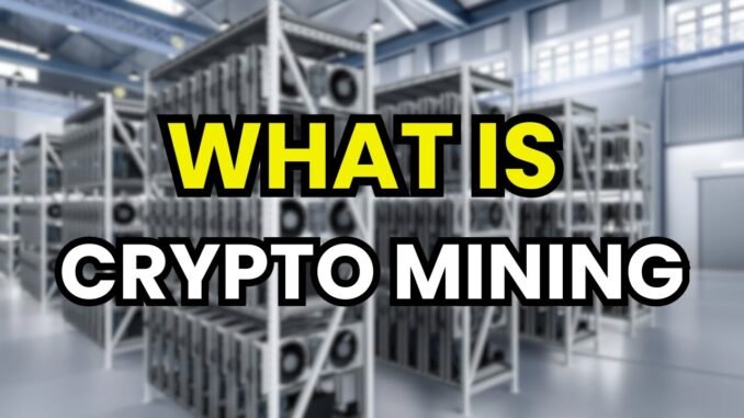 ⛏️ What is Crypto Mining and how does it work? (Friendly Guide)