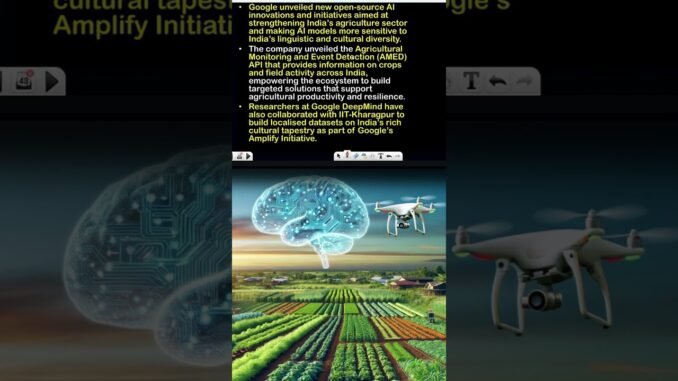 AI in Agriculture #iaspre #news #currentaffer #upsc #narendramodi #upscexam #india #economy