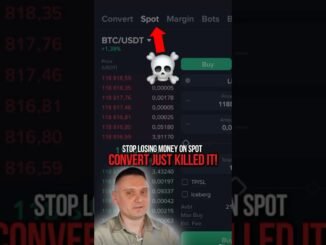 Stop losing money on spot — Convert just killed it!