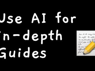 Use AI for In-depth Learning Guides