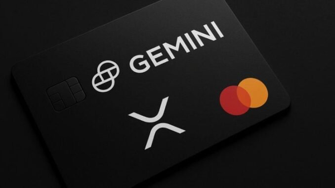 Gemini launches XRP credit card and expands RLUSD access for US traders