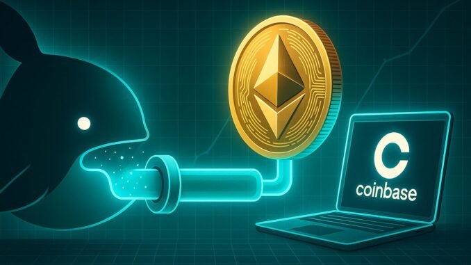 New Whale Address Moves $285M In Ethereum: Channels Funds To Coinbase Staking