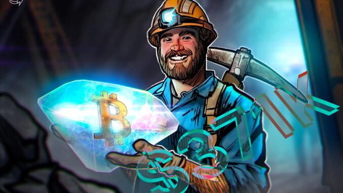 Solo Bitcoin Miner Wins $371K Reward After Mining Block 910,440