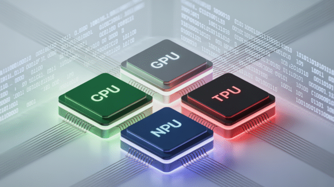 The Ultimate Guide to CPUs, GPUs, NPUs, and TPUs for AI/ML: Performance, Use Cases, and Key Differences