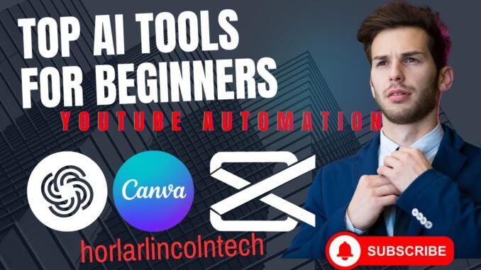 Top 3 AI Tools for Beginners | ChatGPT, Canva & CapCut