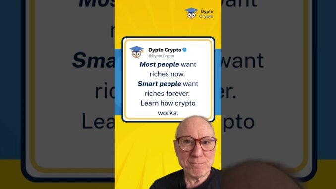 Fast Money vs. Forever Money: How Crypto Really Works (For Beginners)