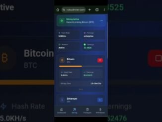 How Does Cloud Mining Work? | Real Screen Recording Tutorial #btc