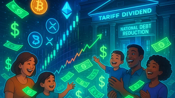 Could Trump’s $2,000 tariff rebates for Americans stimulate an altcoin Trump’s proposed $1-2K tariff rebates could spark consumer spending and a selective rally in altcoins.