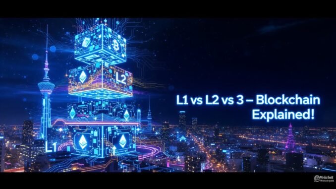 L1, L2, L3 Blockchains Explained – The 3 Layers Powering Crypto 2025 Guide