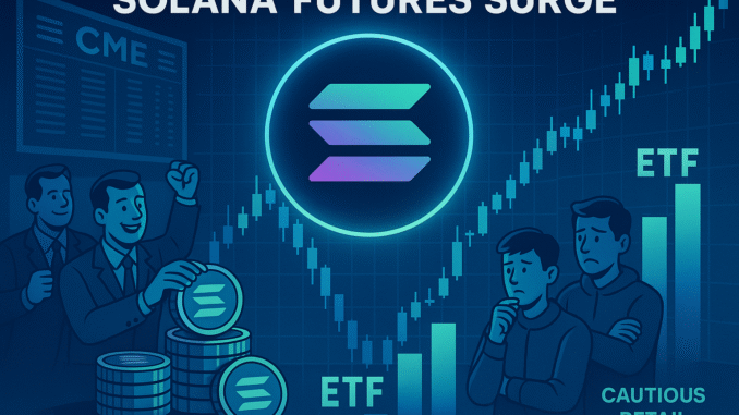 Solana futures surge as institutions drive open interest to record highs