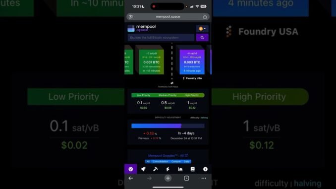 ViaBTC Quick Crypto Mining Update - Saturday 20 Dec ‘25 - Red & Green for Christmas - Bhutan ₿ news