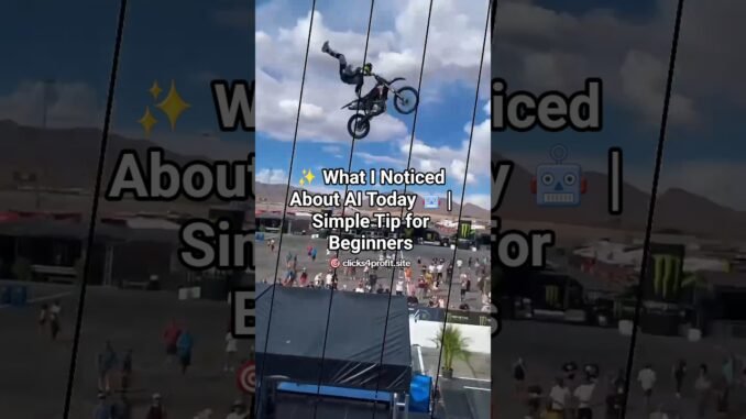 ✨ What I Noticed About AI Today 🤖 | Simple Tip for Beginners #shorts