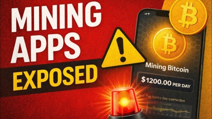Bitcoin Mining Apps Scam Exposed 😱 | Truth Behind Crypto Mining
