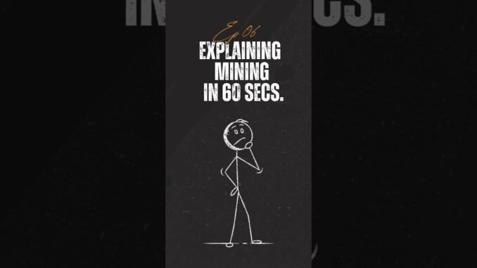 Crypto Mining Explained in 60 Seconds | How New Coins Are Created