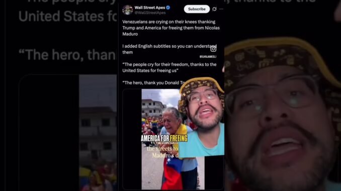 Fake “Venezuelan” Celebrations are the Videos AI? 🤔 #news #shorts