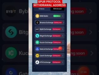 How to Link Address for Spur Protocol Withdrawal #shorts