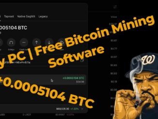 🔥 +0.0005104 BTC ($34) on My PC | Free Bitcoin Mining Software 2026 (No GPU)