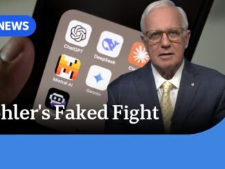 Alan Kohler targeted in fake AI fight with bank boss | ABC NEWS