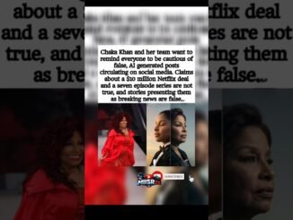 Chaka Khan Issues Warning Over Fake AI News & False Netflix Deal Claims   #SocialMediaWarning