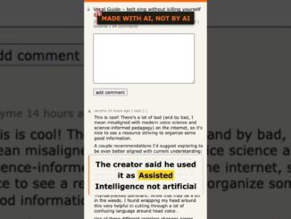 Dev gets roasted for #AI vocal guide, pushes 3 updates mid-argument #HackerNews #Coding