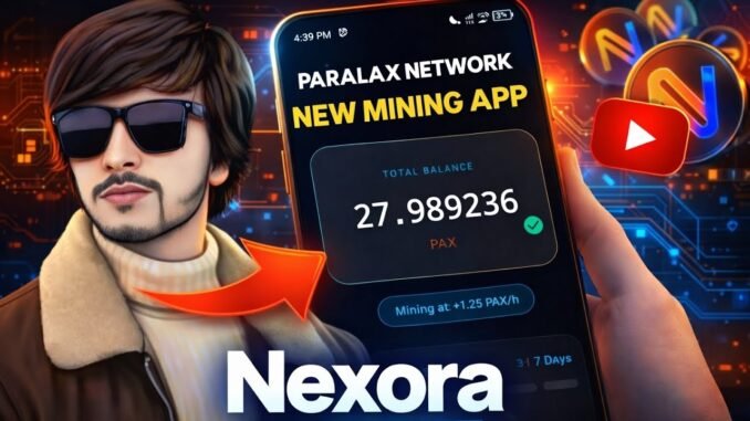Paralax Network New Mining App | Account Creation + KYC Guide | Nexora Update 2026