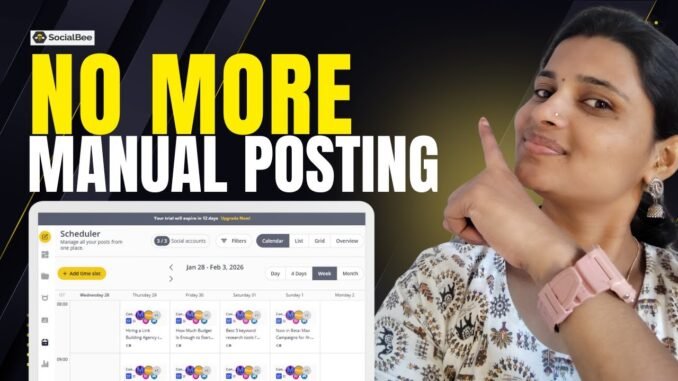 SocialBee Tutorial for Beginners | AI Social Media Scheduling
