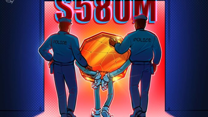 US DOJ Seized $580M in Crypto from ‘Chinese Transnational Criminals‘