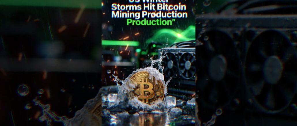 US Winter Storms Hit Bitcoin Mining Production