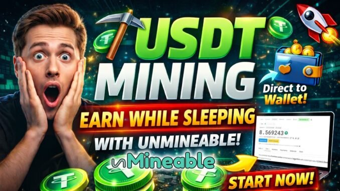 USDT Mining Tutorial 2026 🔥 Mine Tether with Unmineable & Get Paid to Your Wallet with Proof !
