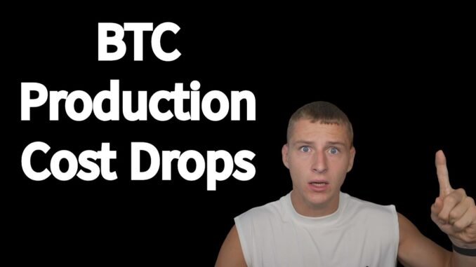 Bitcoin Mining Cost Falls to $50,000 | What It Means for the BTC Price Floor