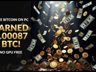 Earned 0.00087 BTC at Home — Bitcoin Mining on Your PC Made Easy!