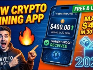 New Crypto Mining App 🔥 How I Made $400 in 30 mins. (Payment Proof) FREE & LEGIT - 2026