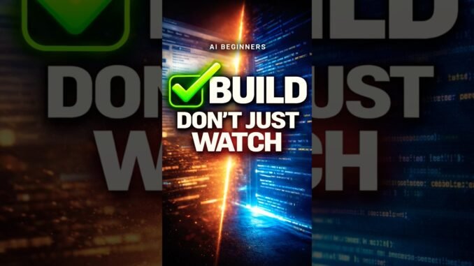 Stop Watching AI Tutorials (Do This Instead) #ai #generativeai #langgraph #langchain #aiagents  #llm